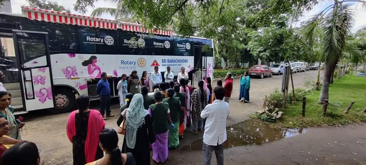 Cancer Screening Camp at NIEPMD, Ranipet
