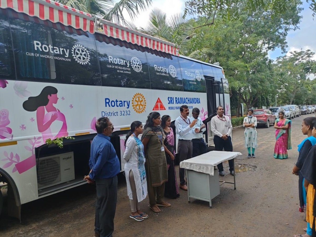 Cancer Screening Camp at NIEPMD, Ranipet